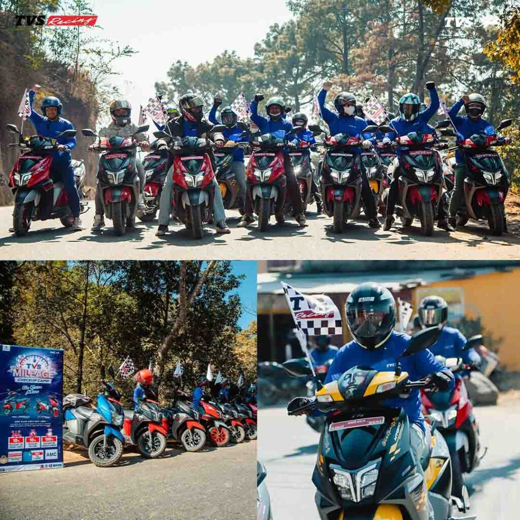TVS being conducted Mileage Camp Across Nepal नेपाली माला डट कम
